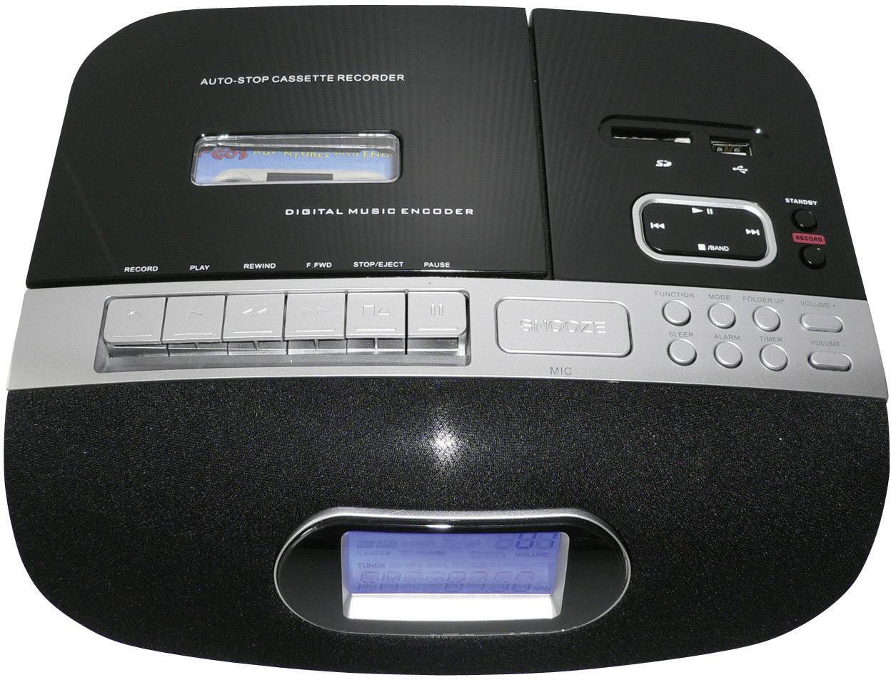 Convertisseur numérique de cassettes audio Reflexion HRA4050 noir, argent sur le site