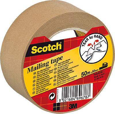 Ruban adhésif d'emballage Scotch® Scotch P5050 marron (L x l) 50 m x 50 mm 1 pc(s)-0