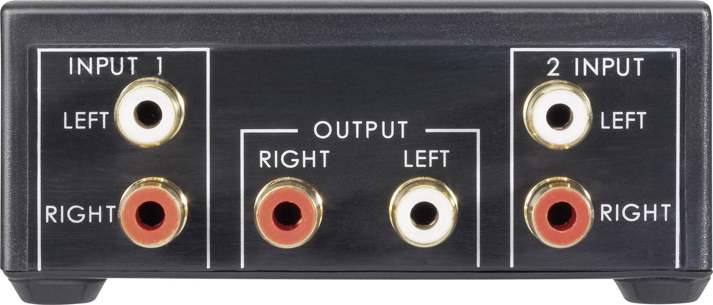 Switch RCA/audio SpeaKa Professional SP5741568 2 ports 1 pc(s) Conrad.fr