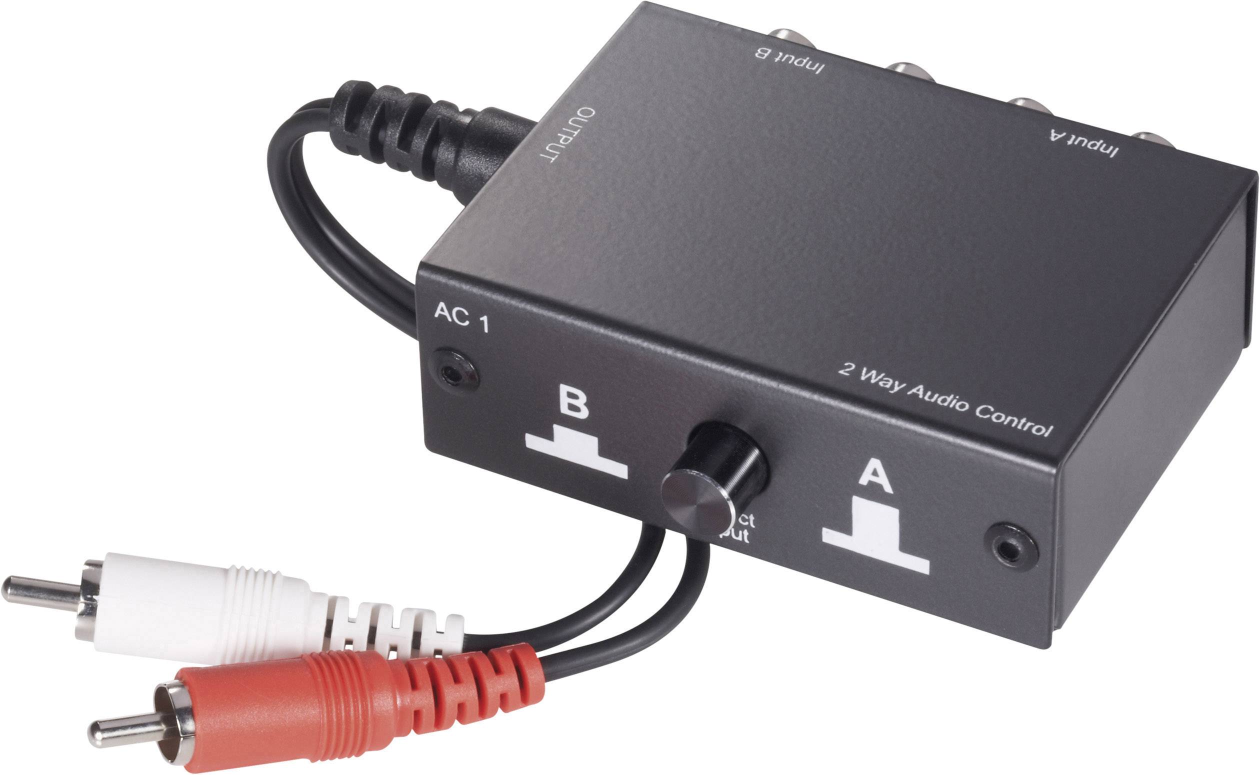SpeaKa Professional 2 ports Switch RCA/audio