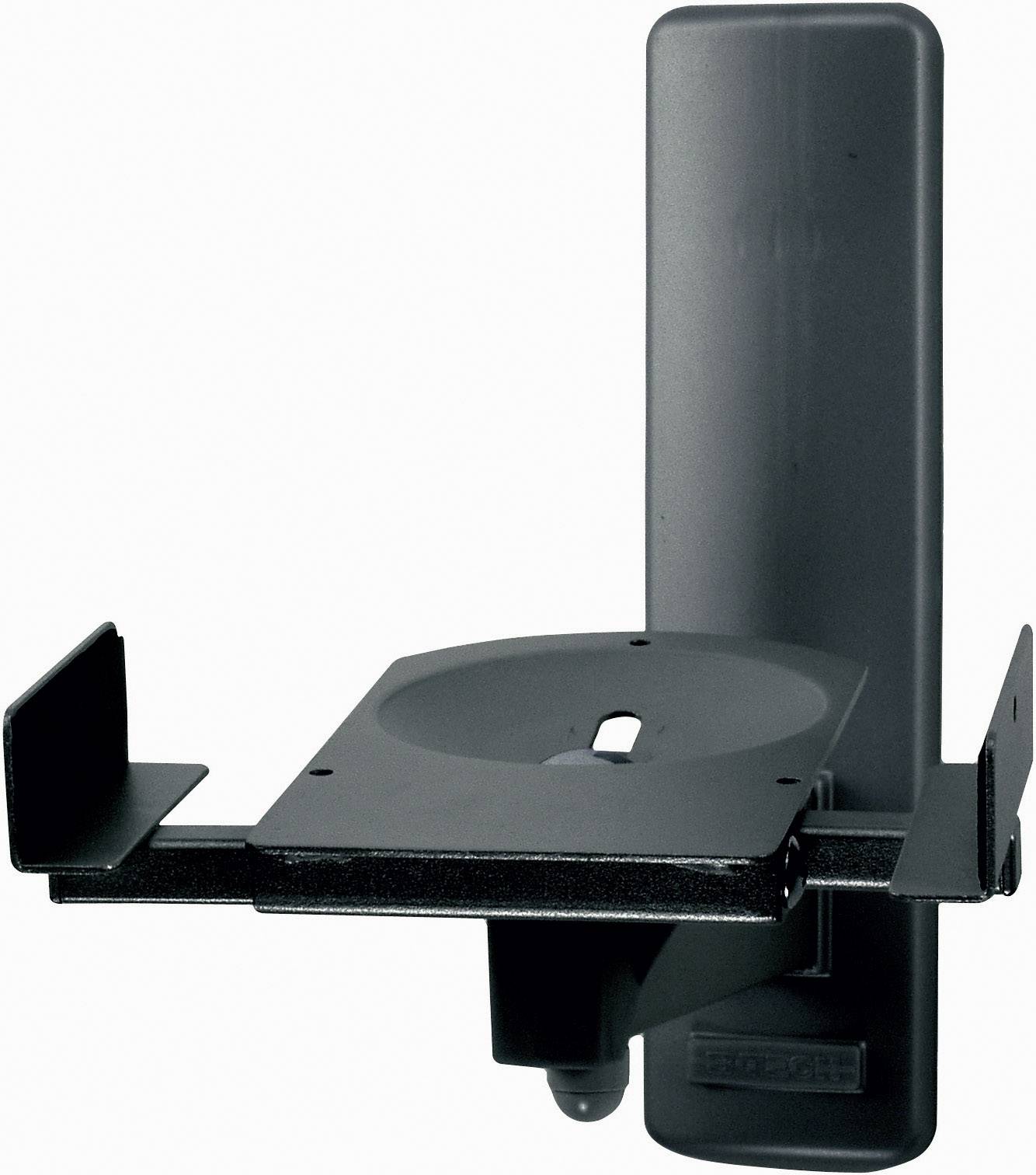 Support mural pour haut-parleur B-Tech BT77-BK inclinable, mobile noir 1 paire(s)