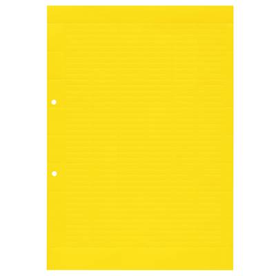 Repérages d'inserts MultiCard ESO 5 DIN A4 GELB BOG. 1631350000 jaune Weidmüller 10 pc(s)