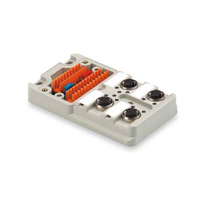 Répartiteur passif 4 voies M12 filetage métal Weidmüller SAI-4 M 4P M12 UT 1705921000 2 pc(s)