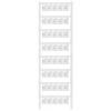 Porte-étiquette Weidmüller SFC 1/12 NEUTRAL WS 1747320001 Surface d'étiquetage: 4.10 x 12 mm blanc 200 pc(s)