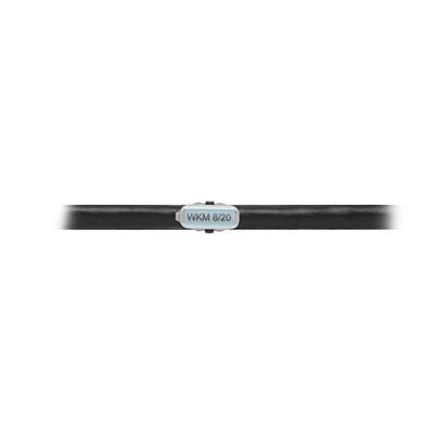 Porte-étiquette Weidmüller WKM 8/20 1753490000-50 Surface d'étiquetage: 8 x 20 mm transparent 50 pc(s)