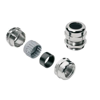 N/A Weidmüller VG M12 - MS 1/EMV 1909490000 M12 laiton argent 50 pc(s)