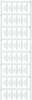 Porte-étiquette Weidmüller SFC 0/21 NEUTRAL WS 1813190000 Surface d'étiquetage: 4.10 x 21 mm blanc 200 pc(s)