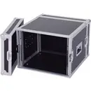 Rack 19 pouces 8 UH Roadinger 30109788 bois avec poignée