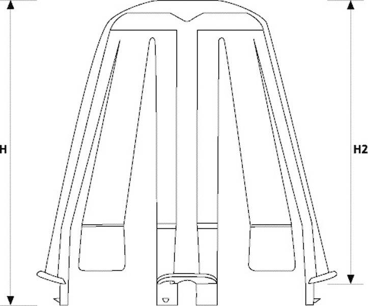 Entretoise HellermannTyton 148-00098 35 W 1 pc(s)-4