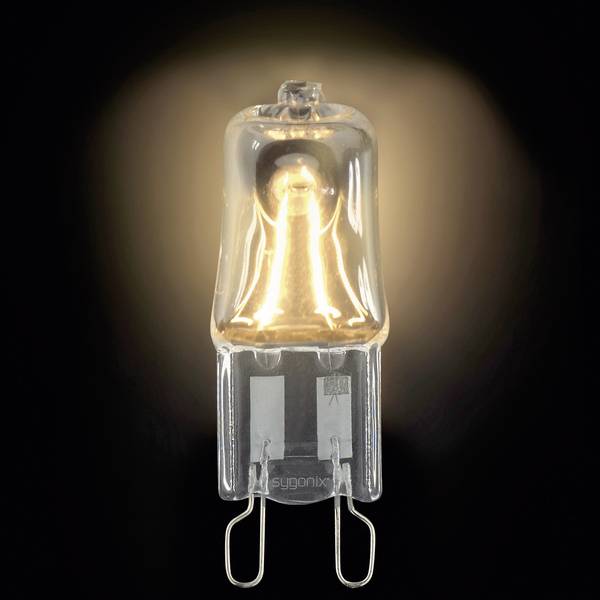 Ampoule halogène Eco Sygonix 28929X G9 28 W = 40 W blanc chaud culot à ergots à intensité