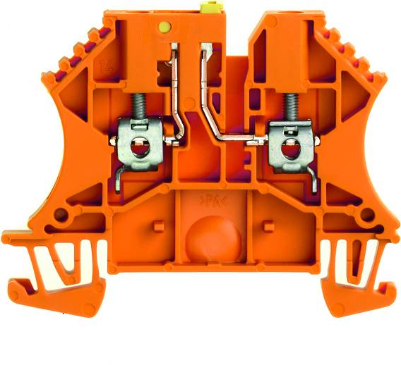 Bloc de jonction de test sectionnable Weidmüller WTR 2.5 OR 1878530000 orange 100 pc(s)