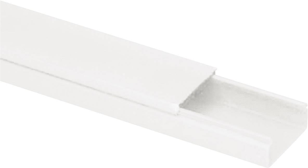 Heidemann 09952 Goulotte de câble (L x l x H) 2000 x 30 x 15 mm 1 pc(s) blanc pur