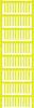 Marqueur de câble Weidmüller SF 0/21 NEUTRAL GE V2 1918480000 Surface d'étiquetage: 3.20 x 21 mm jaune 400 pc(s)