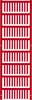 Marqueur de câble Weidmüller SF 0/21 NEUTRAL RT V2 1918490000 Surface d'étiquetage: 3.20 x 21 mm rouge 400 pc(s)