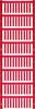 Marqueur de câble Weidmüller SF 00/21 NEUTRAL RT V2 1918570000 Surface d'étiquetage: 3.20 x 21 mm rouge 400 pc(s)