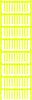 Marqueur de câble Weidmüller SF 1/21 NEUTRAL GE V2 1918610000 Surface d'étiquetage: 3.20 x 21 mm jaune 400 pc(s)
