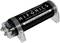 Un condensateur audio cylindrique pour voiture avec l'inscription 'HIFONICS Power from the Gods', d'une capacité de 1,0 Farad, au design noir.