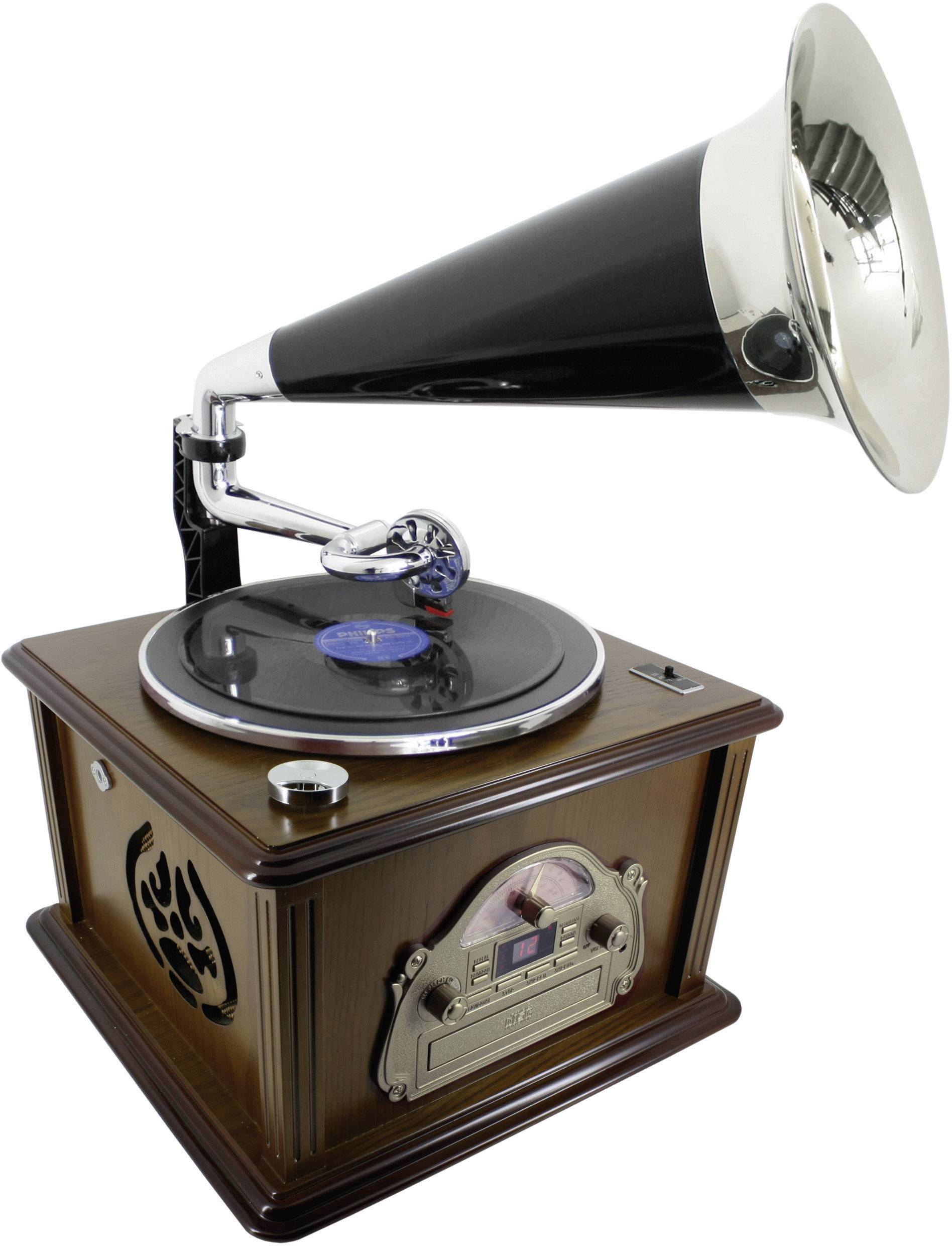 Gramophone Nostalgie SoundMaster NR912 - avec fonction lecteur radio/CD ...