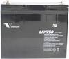 Vision Akkus 6FM75DX Batterie au plomb 12 V 75 Ah plomb (AGM) (l x H x P) 258 x 215 x 166 mm raccord à vis M6 sans entretien, résistant aux cycles de charge