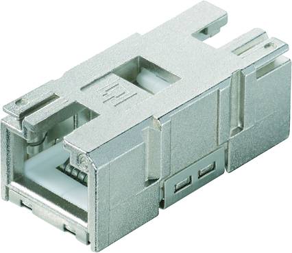 Connecteur non confectionné pour capteurs/actionneurs Weidmüller IE-BI-RJ45-C 1962840000 Insert avec bride RJ45 10 pc(s)
