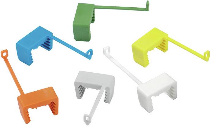 Connecteur non confectionné pour capteurs/actionneurs Weidmüller IE-CR-IP20-RJ45-FH-OG 1963070000 Codage couleur 10 pc(s