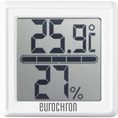 Affichage numérique indiquant '25,9°C' en haut et '27%' en bas, probablement la température et l'humidité relative dans une pièce.