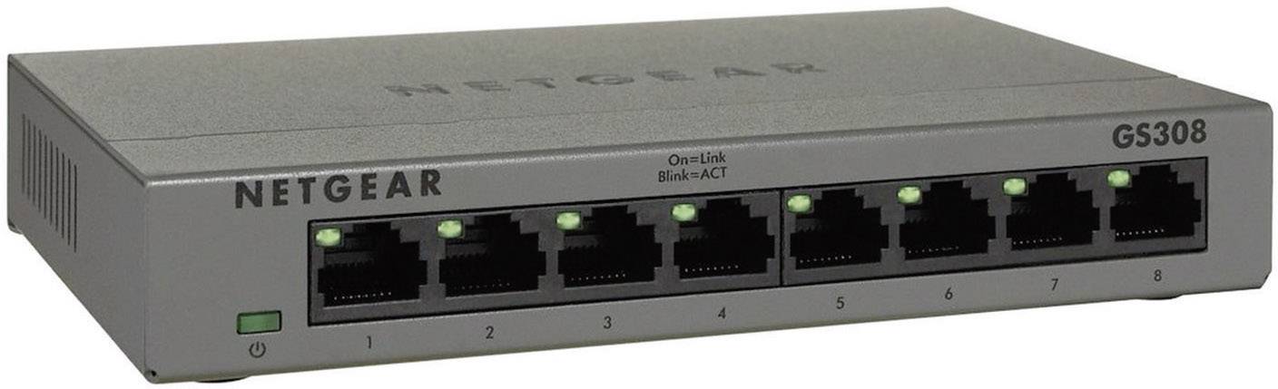 Switch réseau NETGEAR GS308 8 ports 1 GBit/s-0