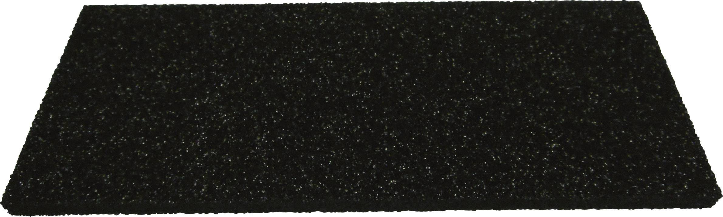 Mousse antistatique Wolfgang Warmbier 4550.06.0300 300 x 300 x 6 mm noir 1 pc s L x l x h