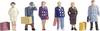 6 Figurines de voyageurs NOCH 15219 H0