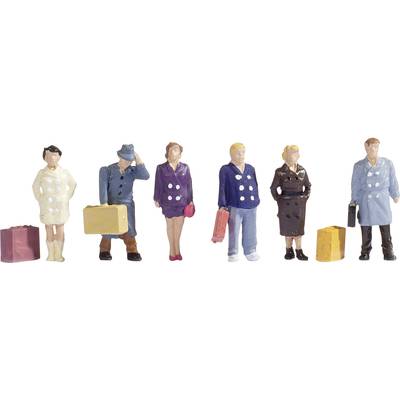 6 Figurines de voyageurs NOCH 15219 H0