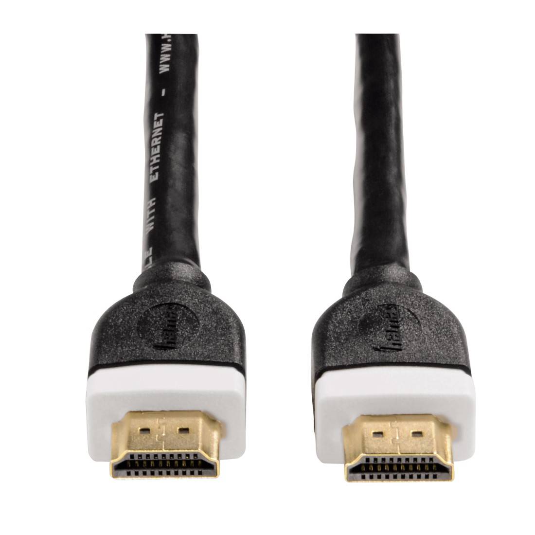 Hama HDMI Câble de raccordement Fiche mâle HDMI-A, Fiche mâle HDMI-A 3.00 m noir 00039666 canal de retour audio, contact-2