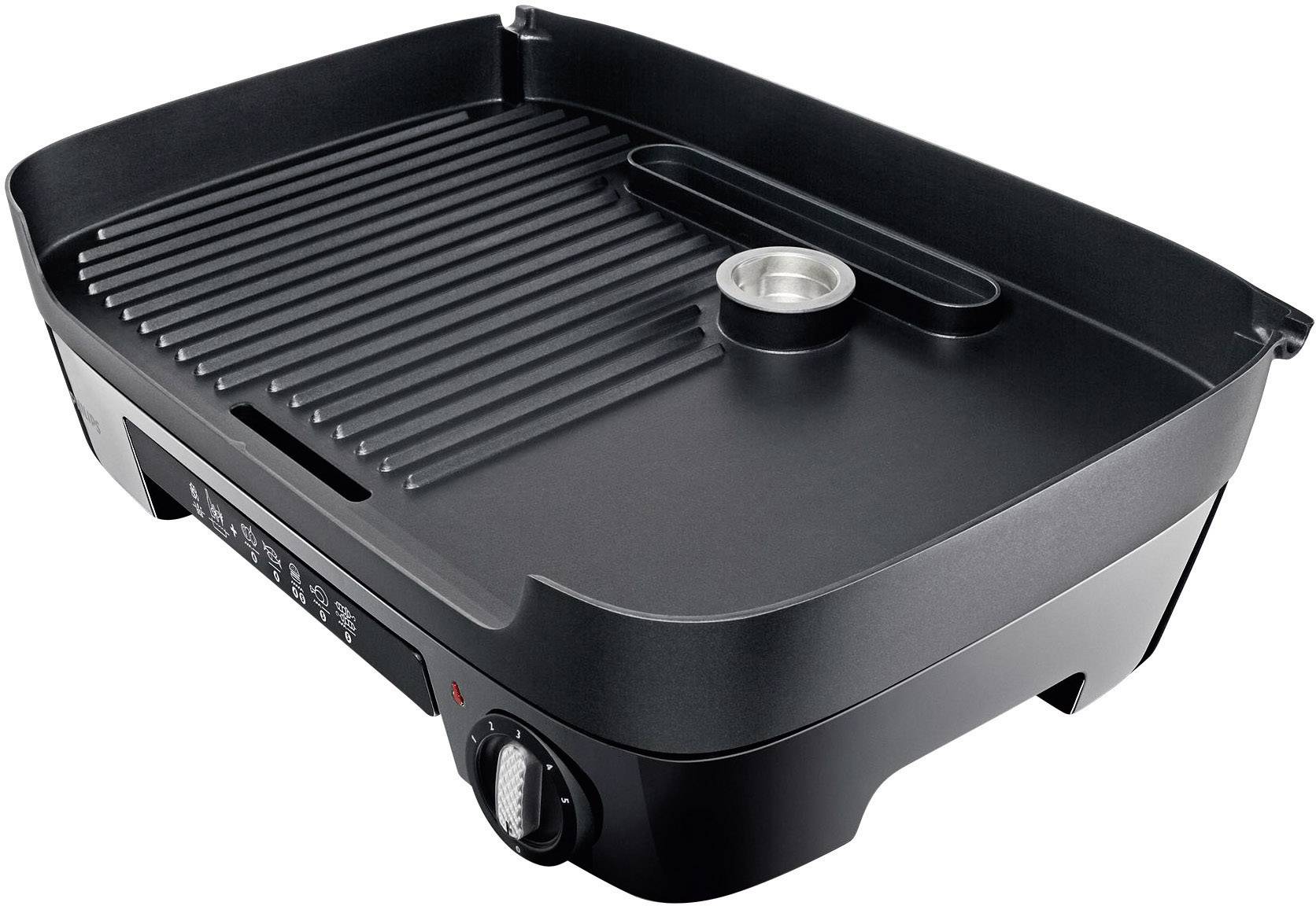 Barbecue de table Philips HD6360/20 Avance Collection noir Conrad.fr