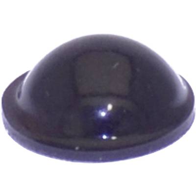 Pied d'appareil TOOLCRAFT PD2095SW autocollant, rond noir (Ø x H) 9.5 mm x 3.8 mm 1 pc(s)