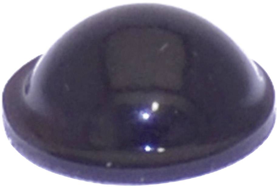 N/A TOOLCRAFT PD2095SW autocollant, rond noir (Ø x H) 9.5 mm x 3.8 mm 1 pc(s)