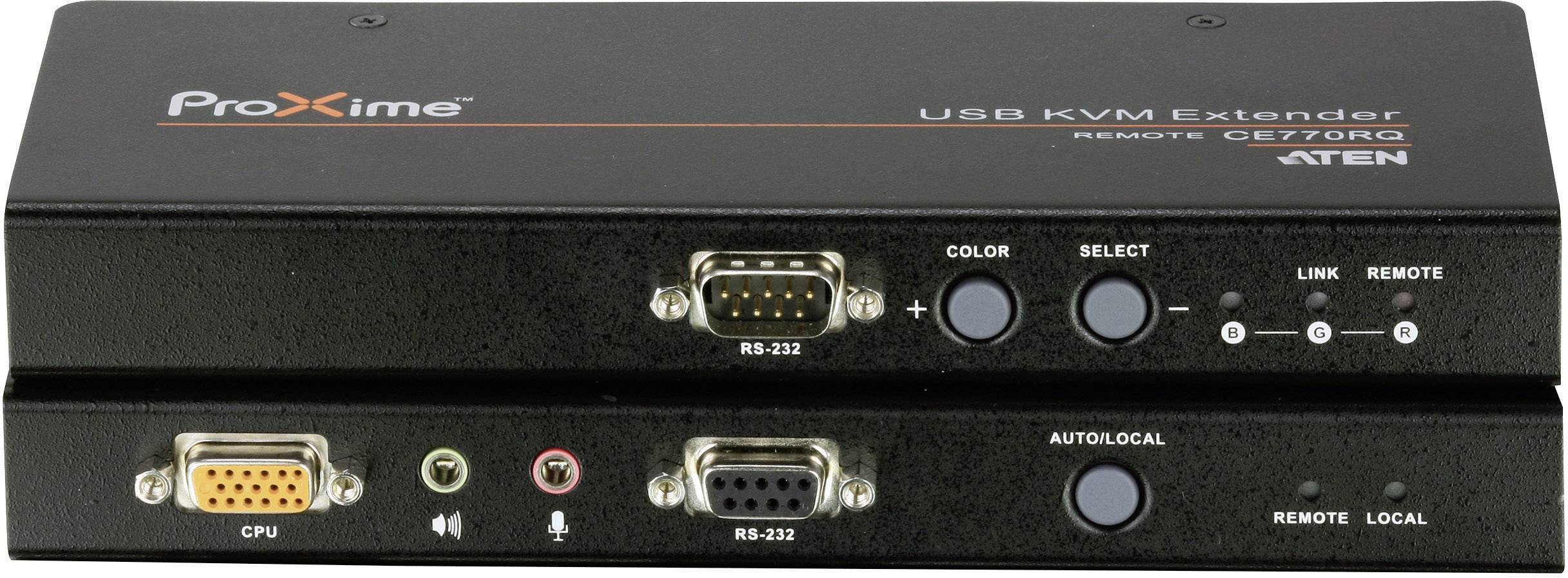 ATEN CE770-AT-G VGA, jack, USB 2.0 câble réseau RJ45 300 m-1
