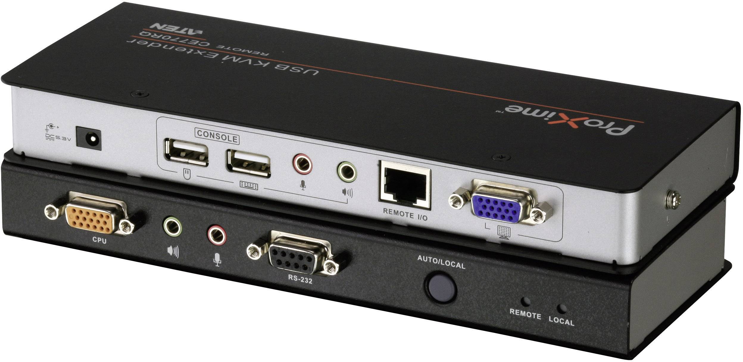 ATEN CE770-AT-G VGA, jack, USB 2.0 câble réseau RJ45 300 m-2