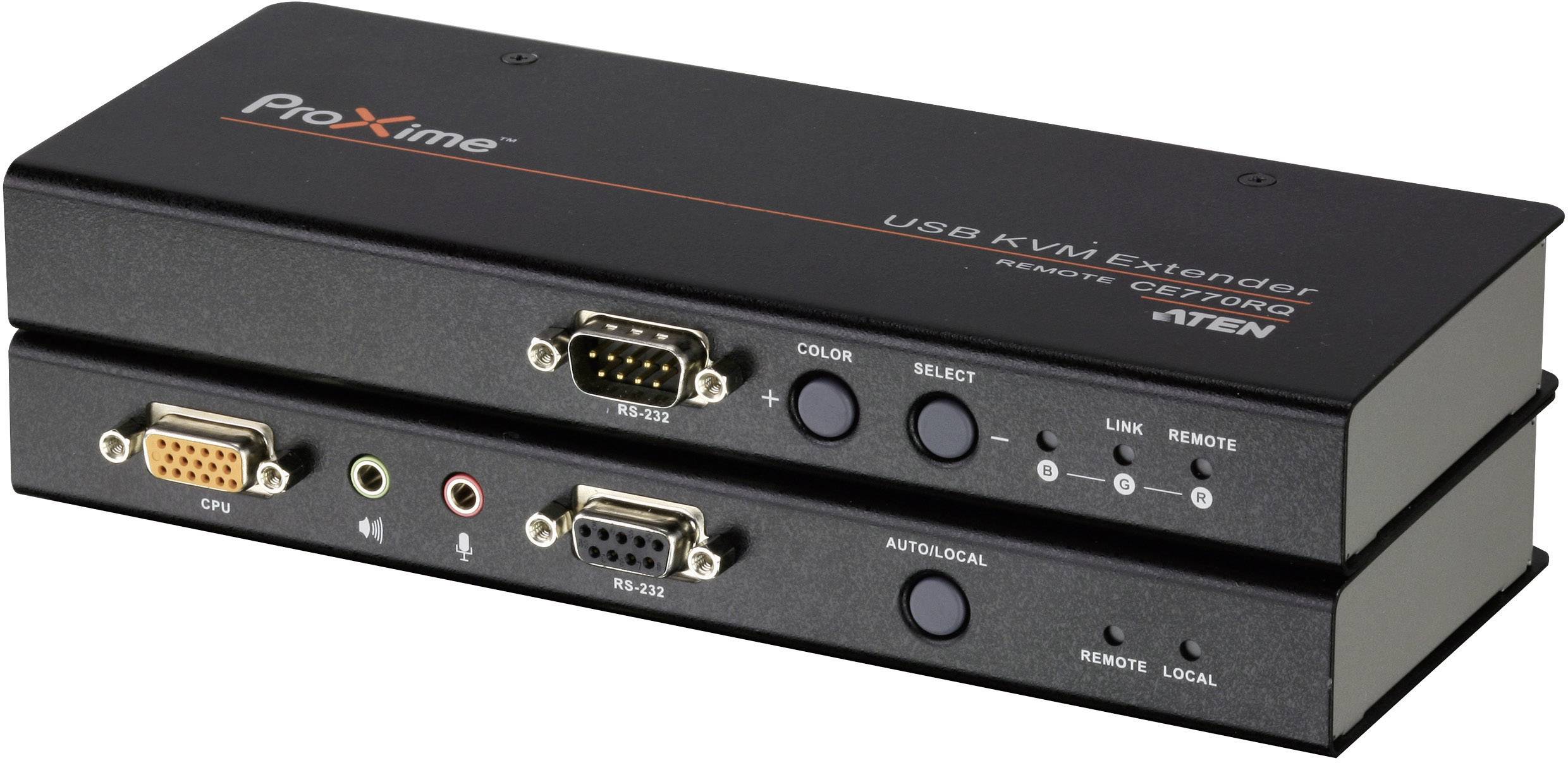 ATEN CE770-AT-G VGA, jack, USB 2.0 câble réseau RJ45 300 m-4