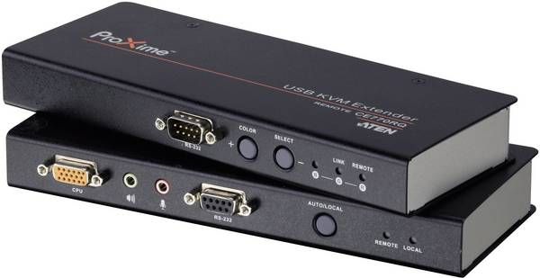 ATEN CE770-AT-G VGA, jack, USB 2.0  câble réseau RJ45 300 m