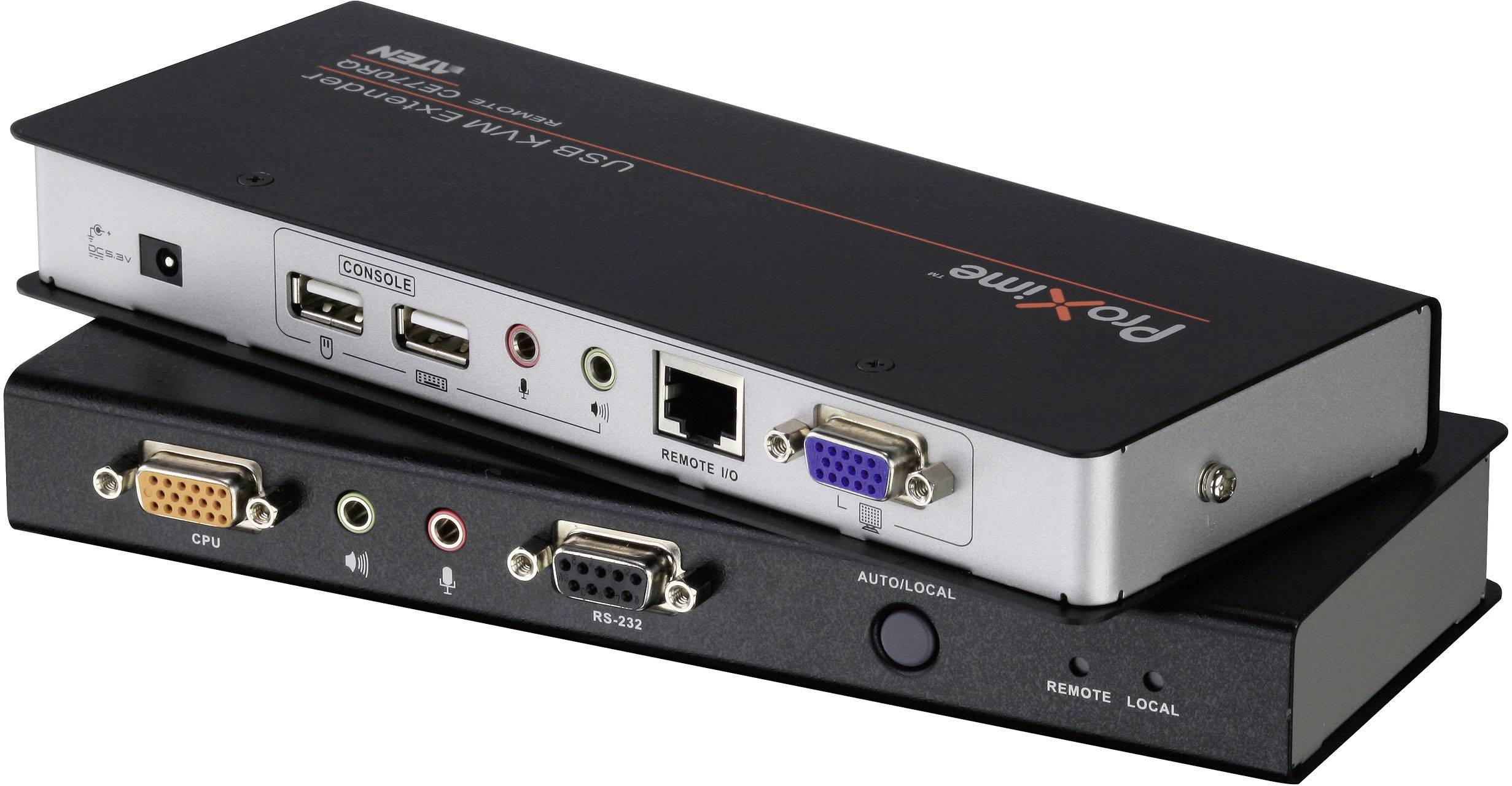 ATEN CE770-AT-G VGA, jack, USB 2.0 câble réseau RJ45 300 m-5