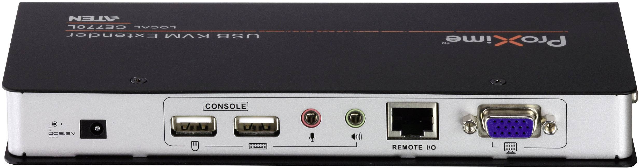 ATEN CE770-AT-G VGA, jack, USB 2.0 câble réseau RJ45 300 m-7