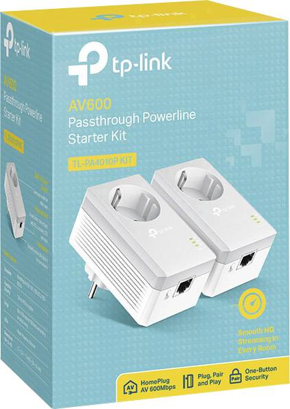 TP-Link TL-PA4010P KIT V5 Adaptateur réseau CPL 600 Mbit/s Ethernet/LAN Blanc 2 piece(s)-5