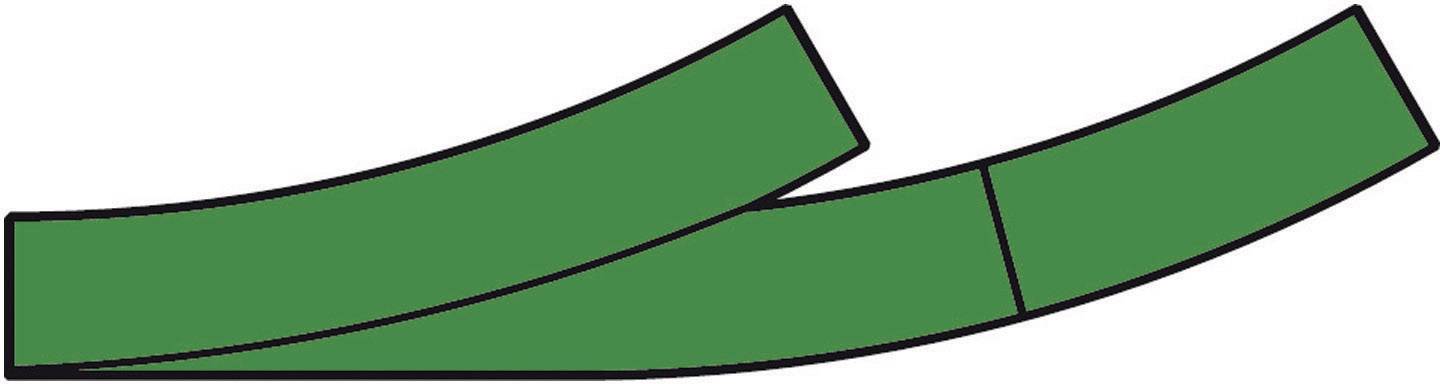 Deux ceintures vertes de karaté qui se chevauchent.