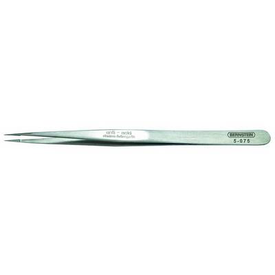 Pince de précision effilée en argent avec l'inscription 'Bergstrøm' et 'Made in Germany'. Idéale pour les travaux délicats.