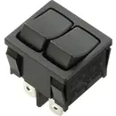 TRU COMPONENTS 1588077 Interrupteur à bascule TC-R13-33PAA-02 250 V/AC 6 A 2 x Off/On à accrochage 1 pc(s)