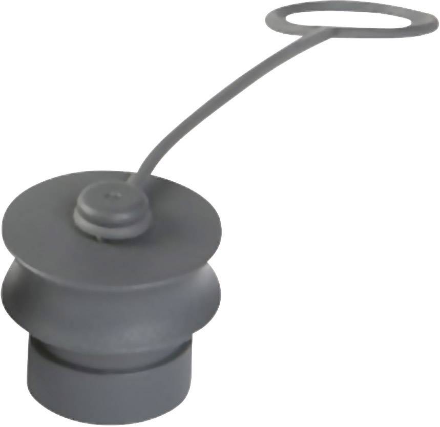 Un bouchon de bouteille gris avec charnière et joint, adapté pour sceller les bouteilles de boisson afin de préserver leur fraîcheur et leur sécurité.