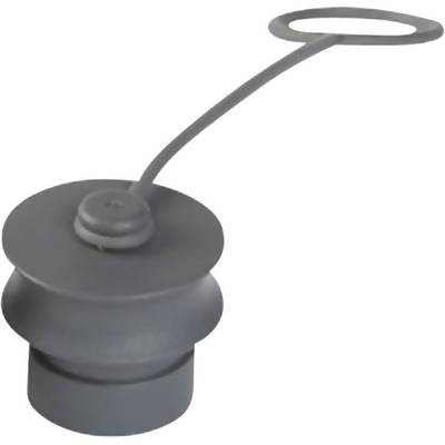 Un bouchon de bouteille gris avec charnière et joint, adapté pour sceller les bouteilles de boisson afin de préserver leur fraîcheur et leur sécurité.