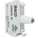 BACO 33RAGL Élément LED avec élément LED vert élément de contact 12 V/DC, 24 V/DC 1 pc(s) Piece