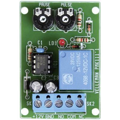 Compteur d'intervalles (kit monté) Whadda VM136 12 V/DC 0.5 - 60 s 1 pc(s)-0