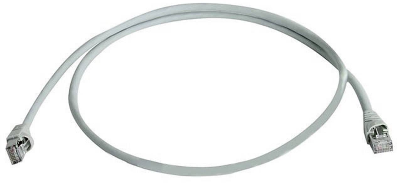 Câble de connexion Telegärtner CAT6 S/FTP 1m - [1x RJ45 mâle - 1x RJ45 mâle] - 100007973 - 1.00 m - gris