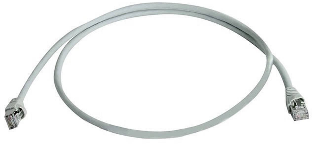 TELEGÄRTNER Cordon S/FTP, Cat.6A, LSOH, gris, 3 m